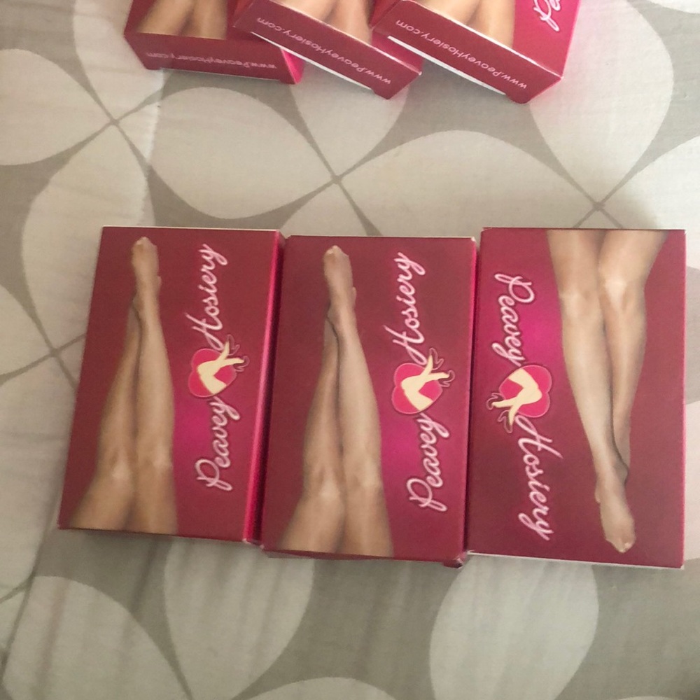 Peavey Hosiery PECAN C footless tights. 3 for 10!